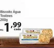 Super Luna Biscoito água Tostines 200g oferta