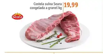Sonda Costela Suína Seara Congelada 1kg oferta