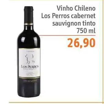 Sonda Vinho Chileno Los Perros Cabernet Sauvignon Tinto 750ml oferta