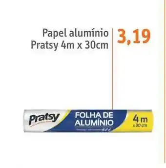 Sonda Papel Alumínio Pratsy 4m X 30cm oferta