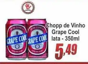 Serrano Supermercado Chopp De Vinho Grape Cool 350ml oferta