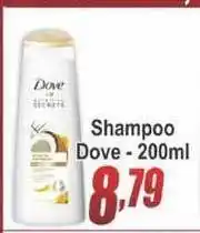 Serrano Supermercado Shampoo Dove 200ml oferta
