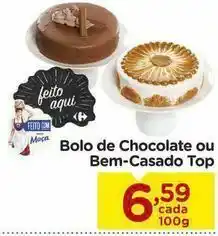 Carrefour Bolo de chocolate ou bem -casado top oferta