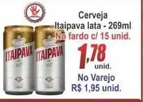 Serrano Supermercado Cerveja Itaipava 269ml oferta