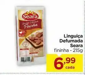 Carrefour Linguiça defumada seara 215 gr oferta