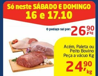 Tenda Atacado Acém, paleta ou peito bovino peça a vacuo kg oferta