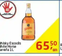 Tenda Atacado Whisky escocês white horse 1 l oferta