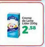 Sempre Vale Supermercados Creme De Leite Lider 200g oferta