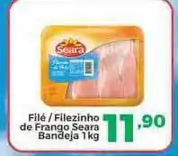 Sempre Vale Supermercados Filé-filezinho De Frango Seara Bandeja 1kg oferta
