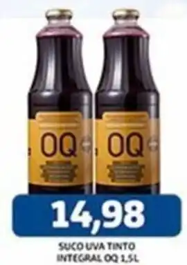 SUCO UVA TINTO INTEGRAL OQ 1,5L