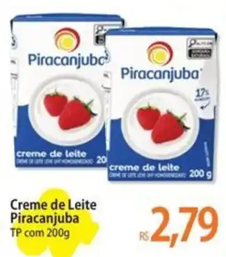 Atacadão Creme de Leite Piracanjuba TP com 200g oferta
