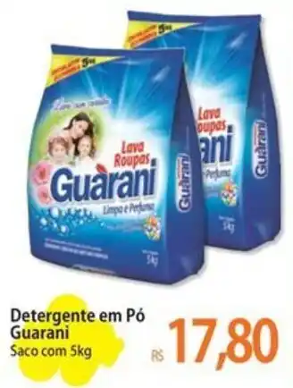 Atacadão Detergente em Pó Guarani Saco com 5kg oferta