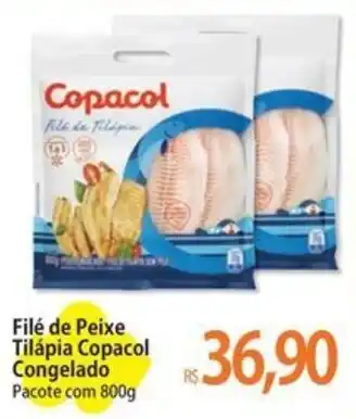 Atacadão Filé de Peixe Tilápia Copacol Congelado Pacote com 800g oferta