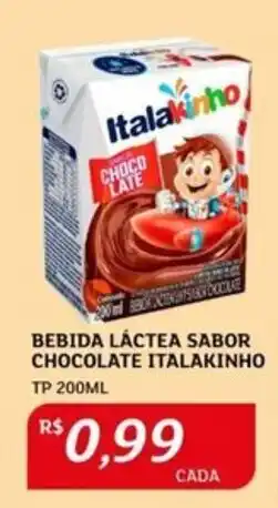 Assaí Atacadista BEBIDA LÁCTEA SABOR CHOCOLATE ITALAKINHO TP 200ML oferta