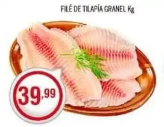 Central Supermercados FILÉ DE TILAPIA GRANEL Kg oferta