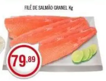 Central Supermercados FILÉ DE SALMÃO GRANEL Kg oferta