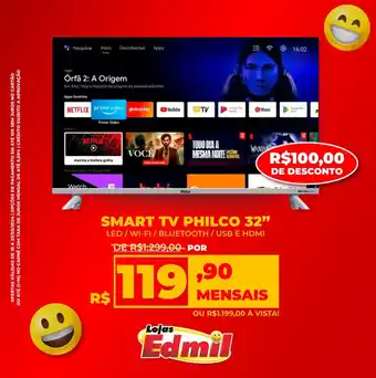 SMART TV PHILCO 32"