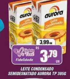 Violeta Supermercados Leite Condensado Semidesnatado Aurora Tp 395g oferta