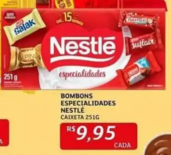 Assaí Atacadista BOMBONS ESPECIALIDADES NESTLÉ CAIXETA 251G oferta