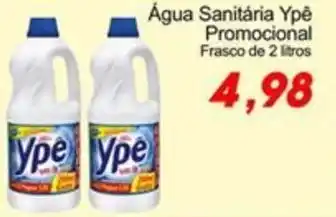 Villefort Atacadista Água Sanitária Ype Promocional Frasco de 2 litros oferta