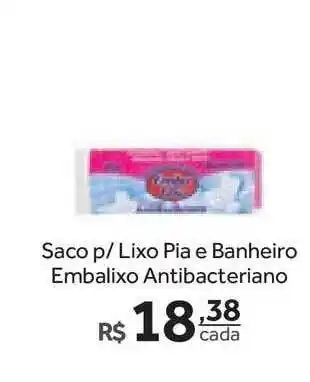 Saco P Lixo Pia E Banheiro Embalixo Antibacteriano