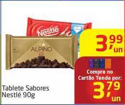 Tenda Atacado Tablete Sabores Nestlé 90g oferta