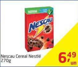 Tenda Atacado Nescau Cereal Nestlé 270g oferta