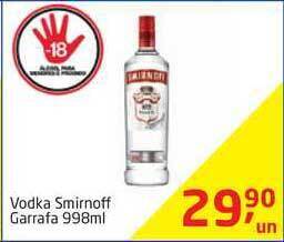 Tenda Atacado Vodka Smirnoff Garrafa 998ml oferta