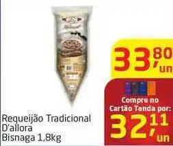 Tenda Atacado Requeijão Tradicional D'allora Bisnaga 1.8kg oferta