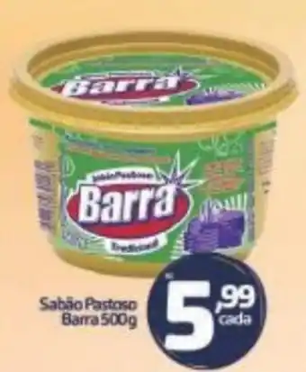 Sabao Pastoso Barra 500g