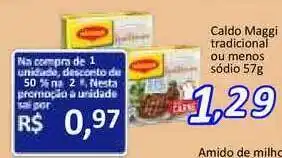 Caldo Maggi Tradicional Ou Menos Sódio 57g