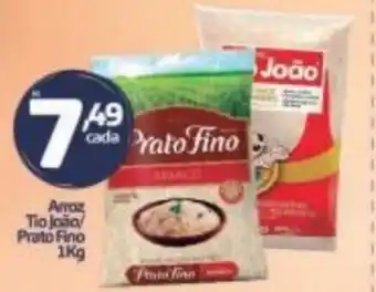 Casa do Sabão Arroz Tio Joao/ Prato Fino 1kg oferta