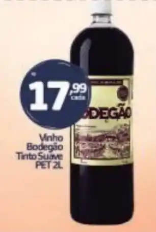Vinho Bodegao Tinto Suave pet 2L