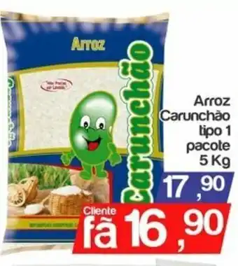 Supermercados Gricki Arroz Carunchao tipo 1 pacote 5kg oferta