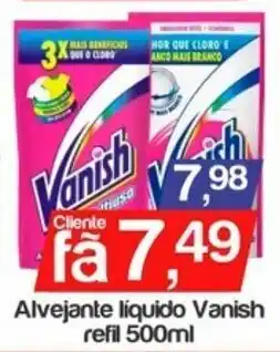 Alvejante liquido Vanish refil 500ml