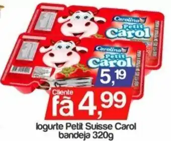 Iogurte Petit Suisse Carol bandeja 320g