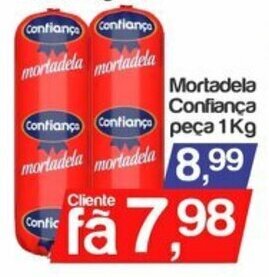 Supermercados Gricki Mortadela Confianca peca 1kg oferta