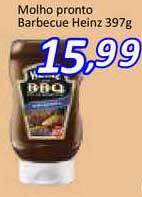 Supermercados Savegnago Molho Pronto Barbecue Heinz 397g oferta