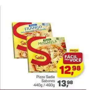 Pizza Sadia Sabores Congelada 440g/460g