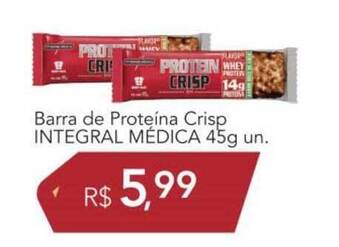 Barra De Proteina Crisp Integral Médica 45g