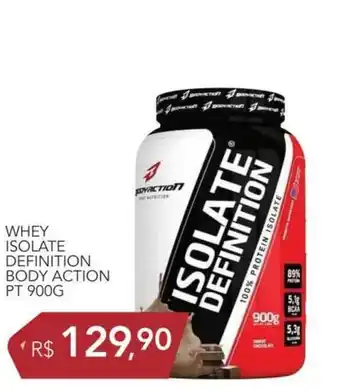 Whey Isolate Definition Body Action 900g