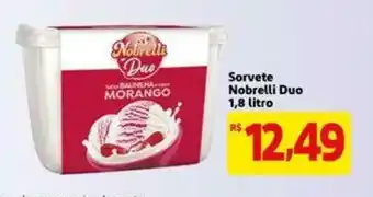 Extra Supermercado Sorvete Nobrelli Duo 1.8L oferta