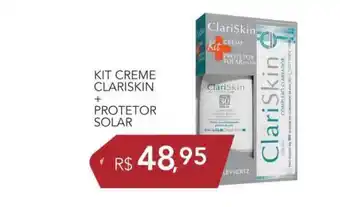 Supermercados Koch Kit Creme Clariskin + Protetor Solar oferta