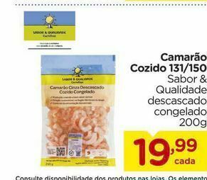 Carrefour Camarão cozido 131/150 oferta
