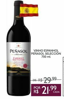 GBarbosa Vinho espanhol peñasol selección 750 ml oferta