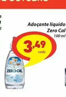Adoçante líquido zero cal