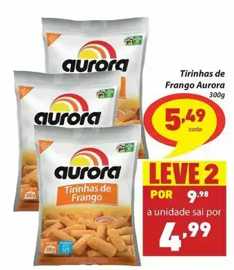 Bridgestone Tirinhas de frango aurora 300g oferta