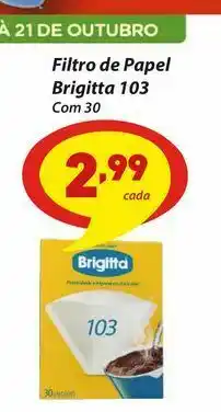 Filtro de papel brigitta 103