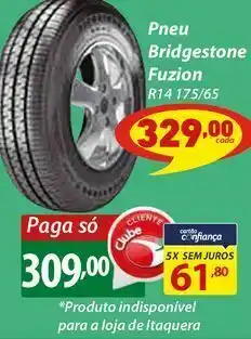 Pneu bridgestone fuzion