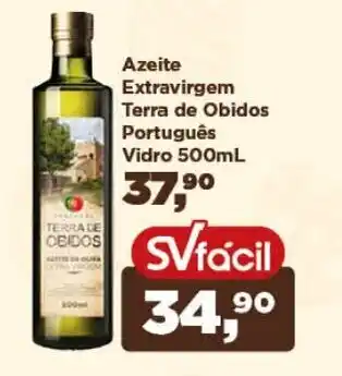 Supermercados São Vicente Azeite Extravirgem Terra de Obidos Português Vidro 500mL oferta